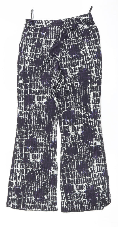 Womens UK Size 10 Topshop Regular Fit  Black Trousers