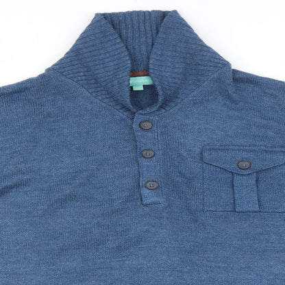 South Bay Mens Blue   Pullover Jumper Size L
