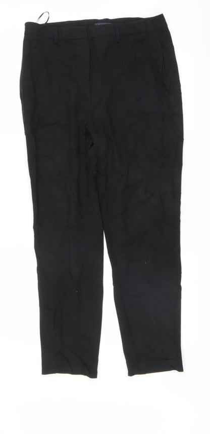 Womens UK Size 14 Marks and Spencer Regular Fit  Black Trousers