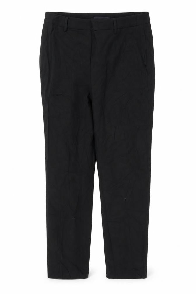 Front view of Marks & Spencer women’s black trousers, size UK 14, 28.5-inch leg