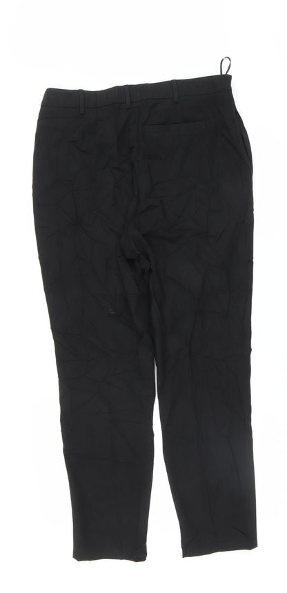 Womens UK Size 14 Marks and Spencer Regular Fit  Black Trousers