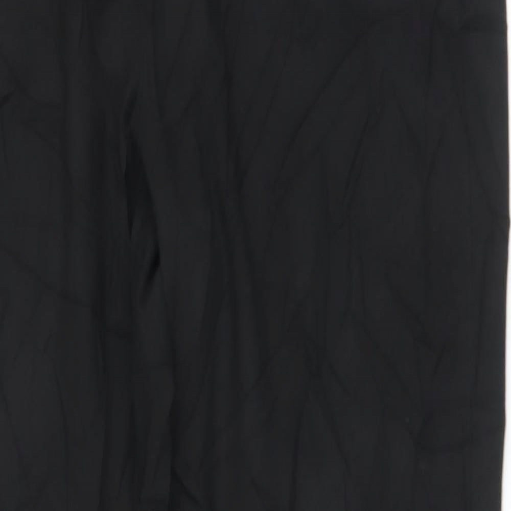 Womens UK Size 14 Marks and Spencer Regular Fit  Black Trousers