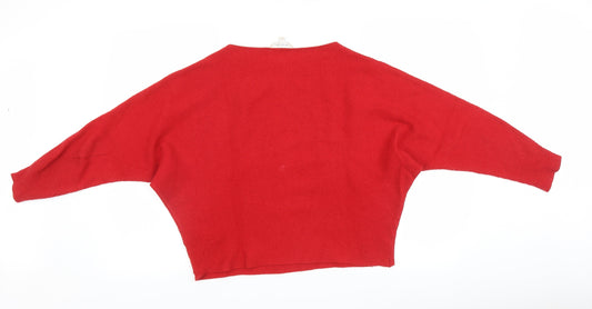 Womens UK Size M Principles Red Pullover Jumper