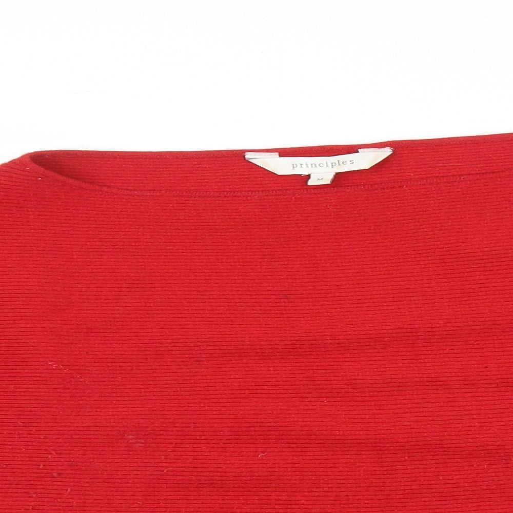 Womens UK Size M Principles Red Pullover Jumper