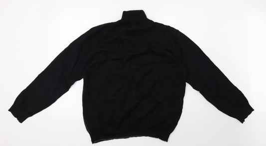 Mens UK Size L Matalan Black Full Zip Sweatshirt