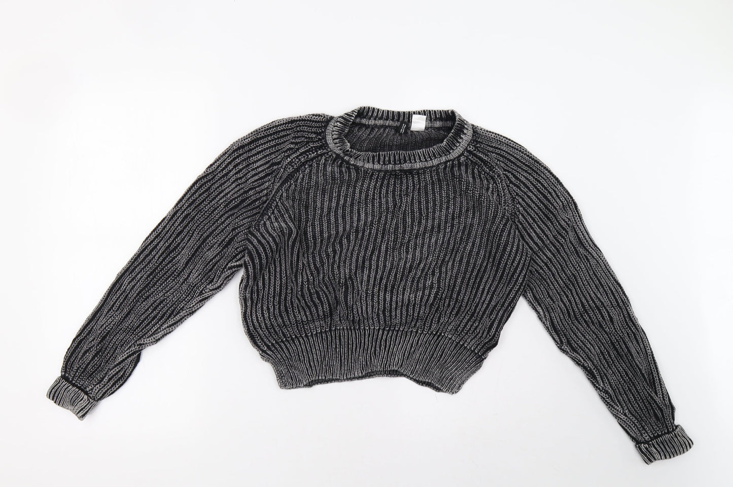 H&M Womens Grey   Pullover Sweatshirt Size S