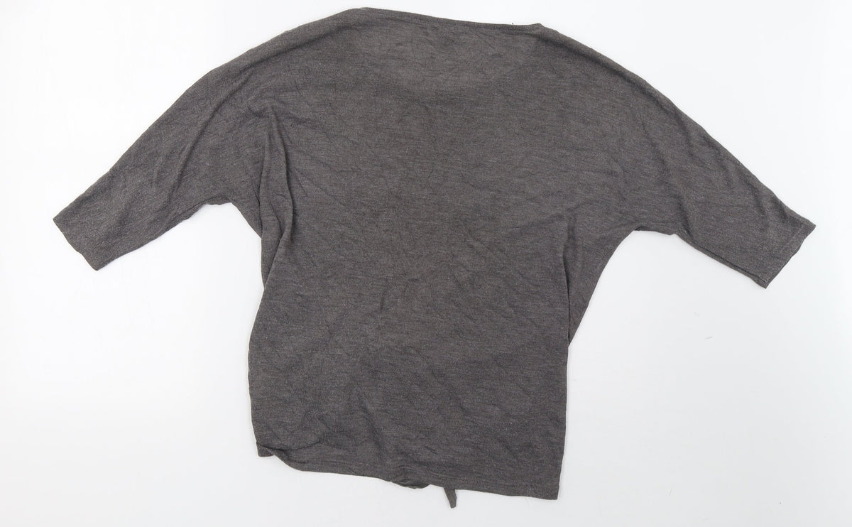 Back view of Phase Eight women’s brown pullover sweatshirt, size UK 12