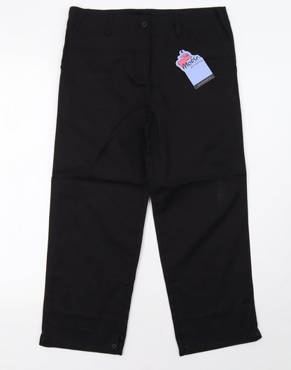 Womens UK Size 12 moose Regular Fit  Black Trousers