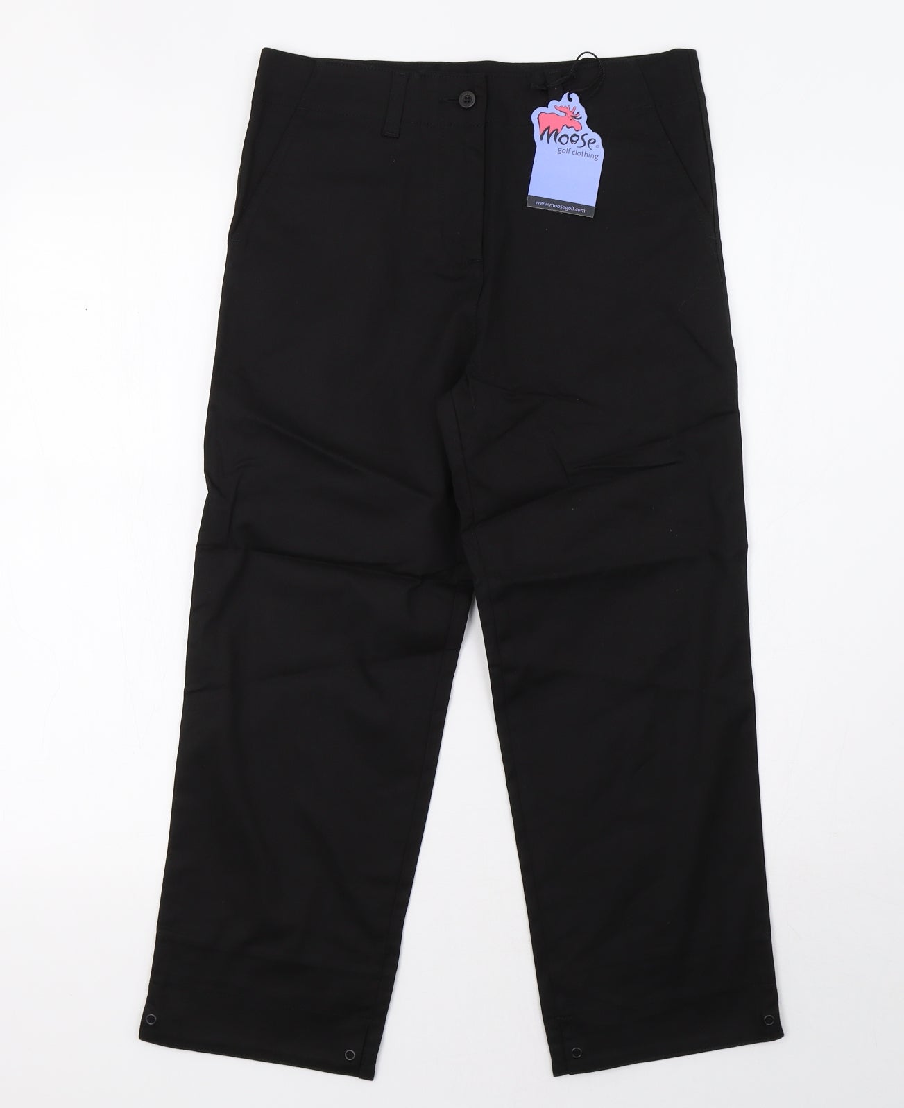 Womens UK Size 10 moose Regular Fit  Black Trousers