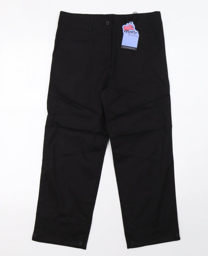 Womens UK Size 10 moose Regular Fit  Black Trousers
