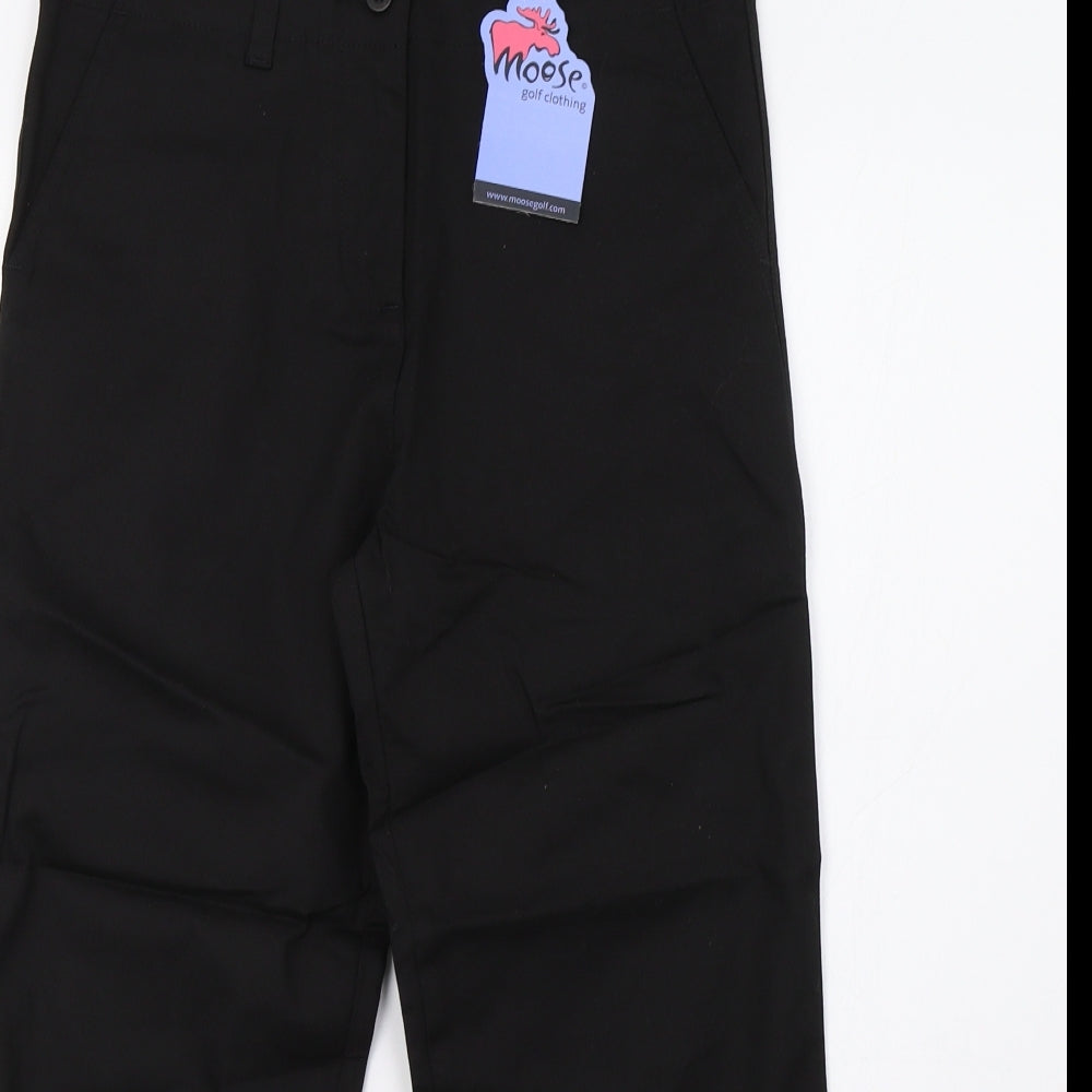 Womens UK Size 10 moose Regular Fit  Black Trousers
