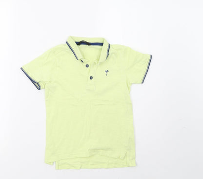 George Boys Yellow   Basic Polo Size 5-6 Years
