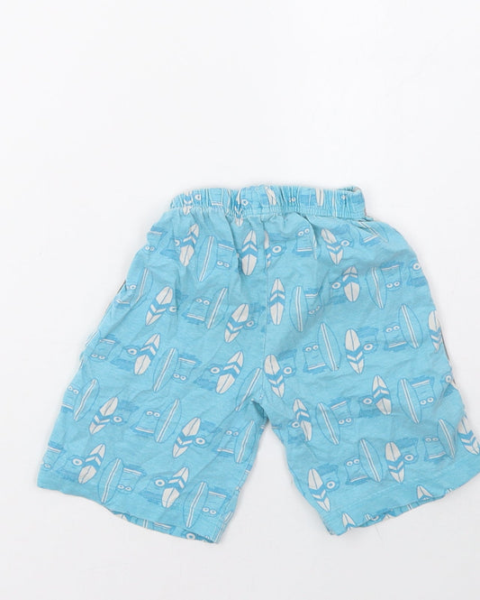George Boys Blue Polka Dot   Sleep Shorts Size 3-4 Years