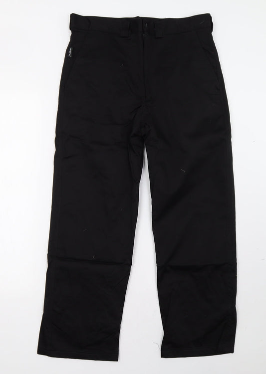 Womens UK Size 34 moose Regular Fit  Black Trousers
