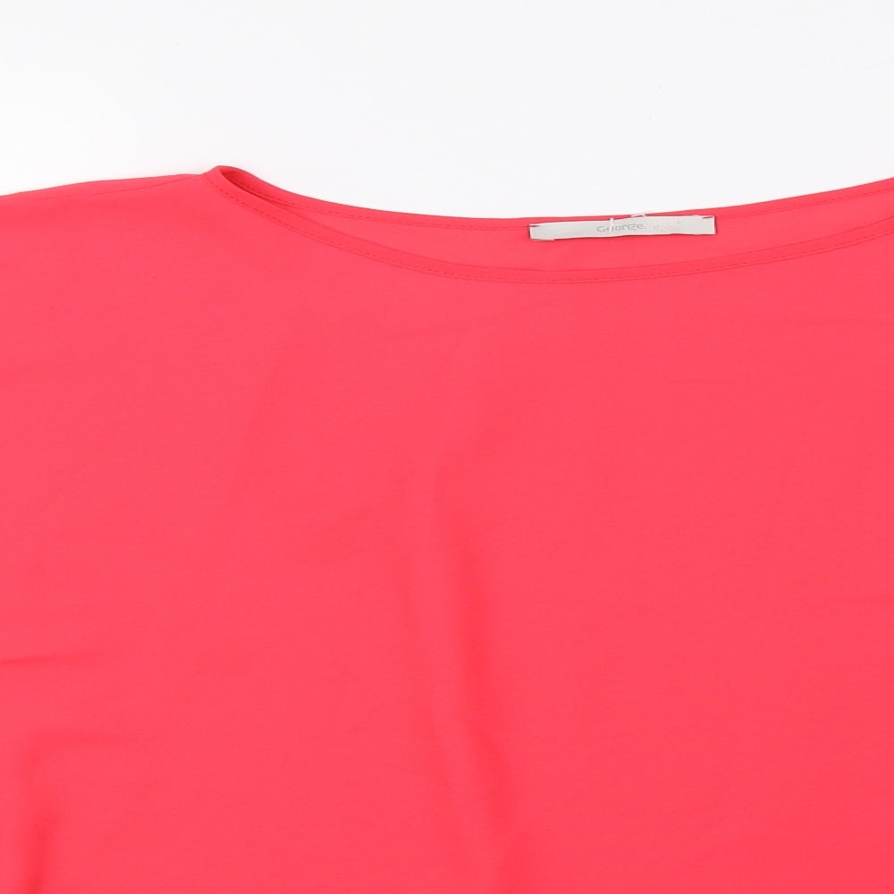 George Womens Pink   Basic Blouse Size M
