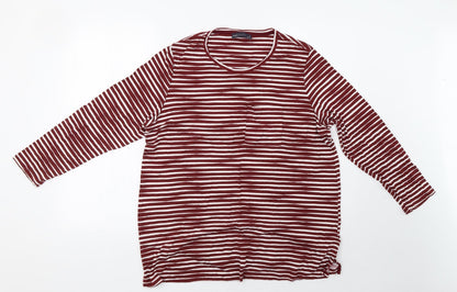 Womens UK Size 20 Marks and Spencer Red Pullover Sweatshirt