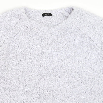 F&F Womens Blue   Pullover Jumper Size 14