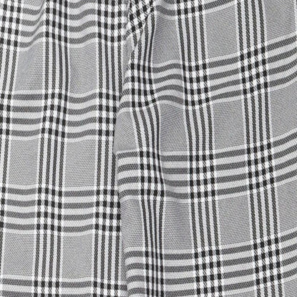 Teen Blue Womens Black Check  Capri Trousers Size 42 L24.5 in