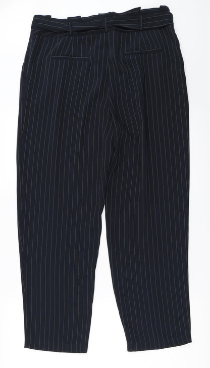 Womens UK Size 14 Oasis Regular Fit  Black Trousers
