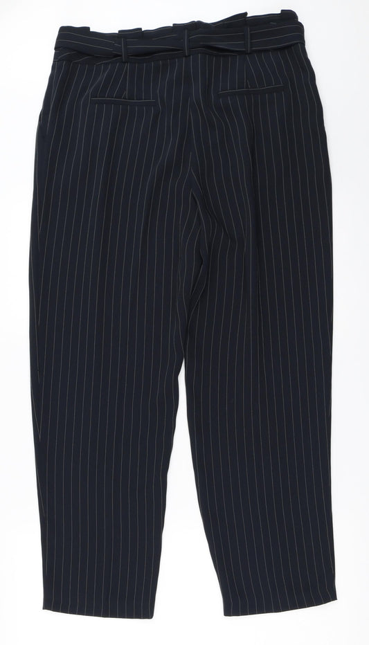 Womens UK Size 14 Oasis Regular Fit  Black Trousers