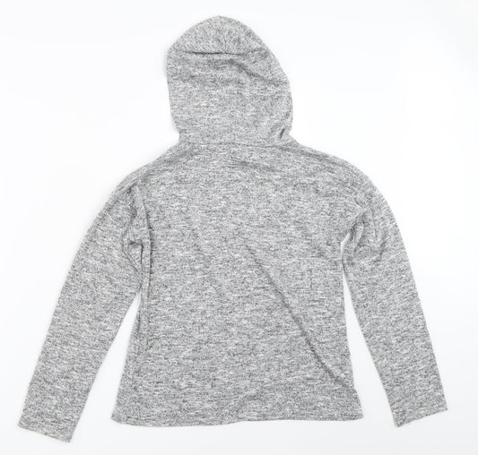 Matalan Girls Grey   Pullover Hoodie Size 10 Years