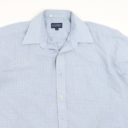 Academy Mens Blue    Button-Up Size L