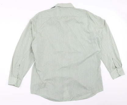 St Michael Mens Green    Button-Up Size 16.5