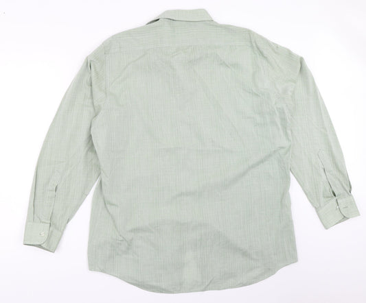 St Michael Mens Green    Button-Up Size 16.5