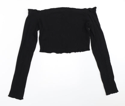 SheIn Womens Black   Basic Blouse Size L