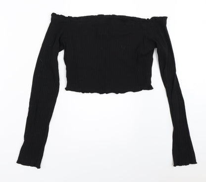 SheIn Womens Black   Basic Blouse Size L