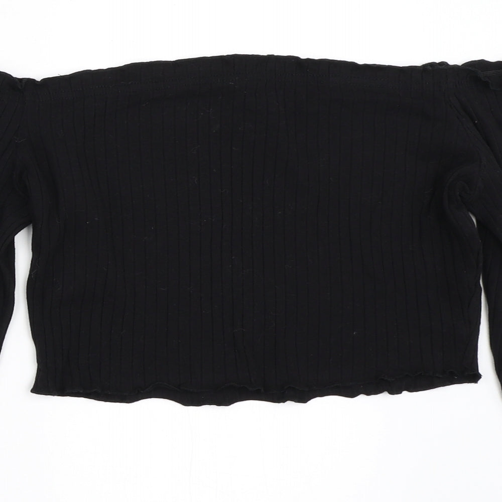 SheIn Womens Black   Basic Blouse Size L