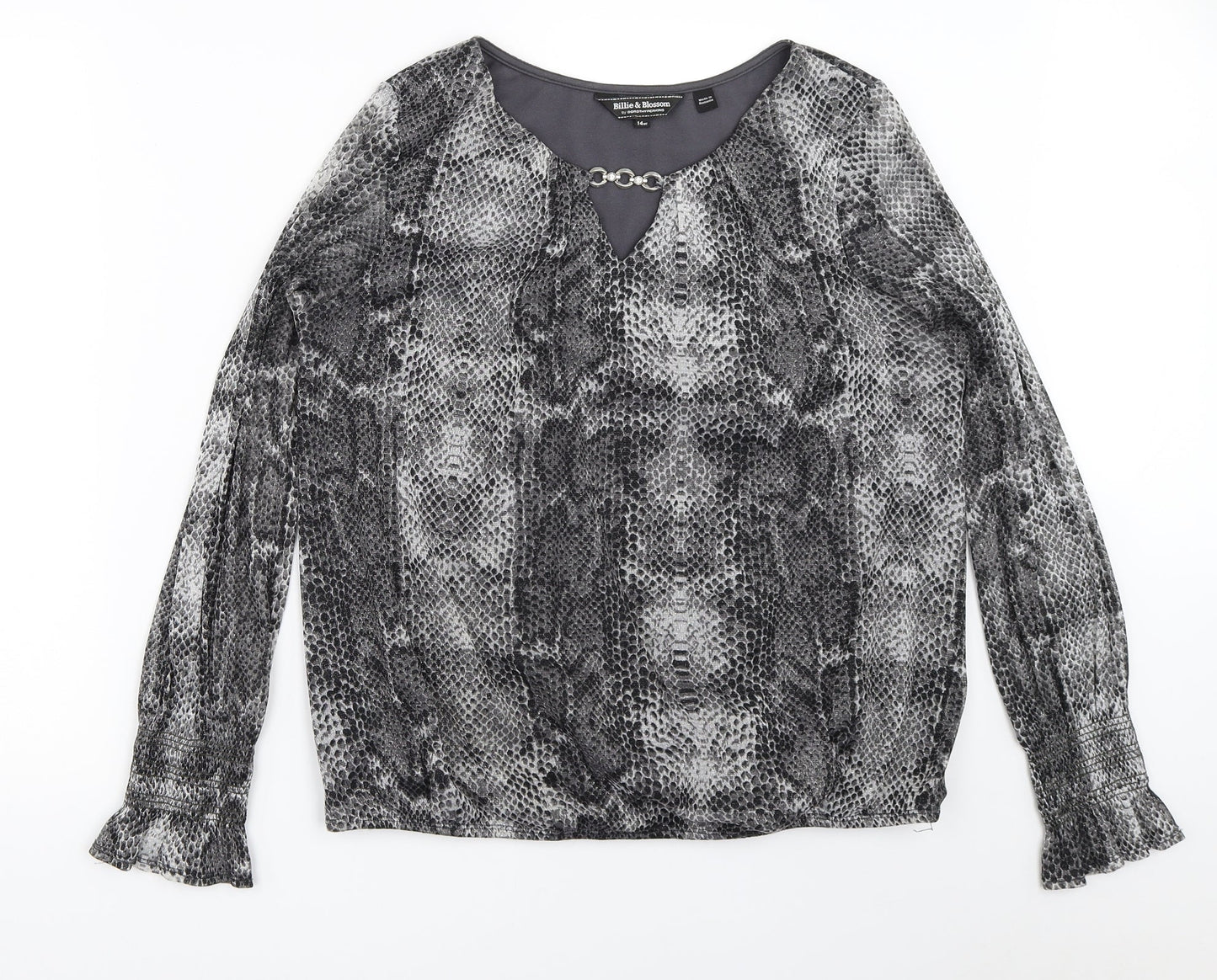 Dorothy Perkins Womens Black   Basic Blouse Size 14