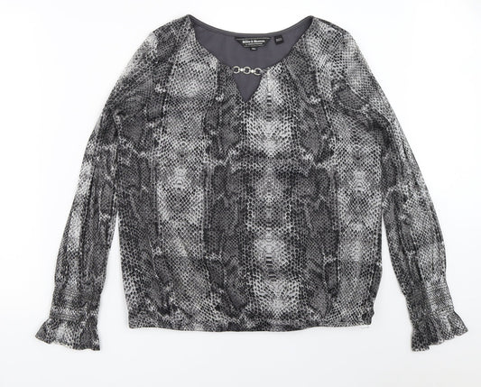Dorothy Perkins Womens Black   Basic Blouse Size 14
