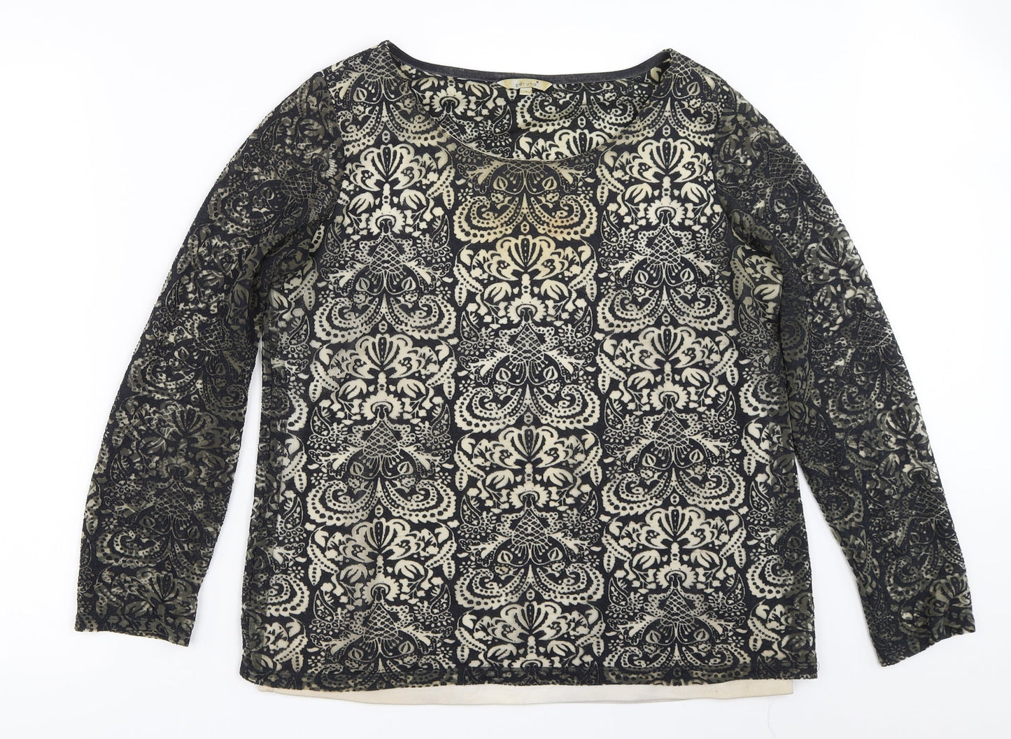 Womens UK Size 14 Marks and Spencer Black Basic Blouse
