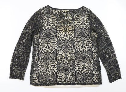 Womens UK Size 14 Marks and Spencer Black Basic Blouse