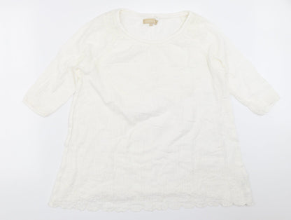 Southern Cotton Womens White   Basic Blouse Size 42