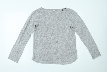 Womens UK Size S H&M Grey Basic Blouse