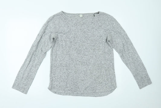 Womens UK Size S H&M Grey Basic Blouse