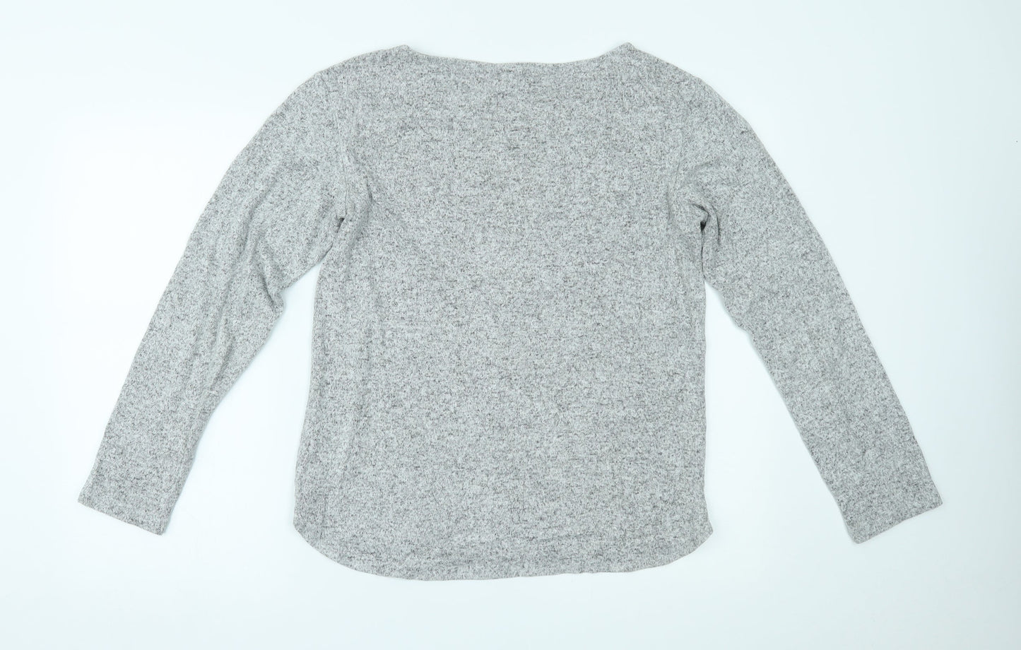 Womens UK Size S H&M Grey Basic Blouse