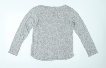 Womens UK Size S H&M Grey Basic Blouse