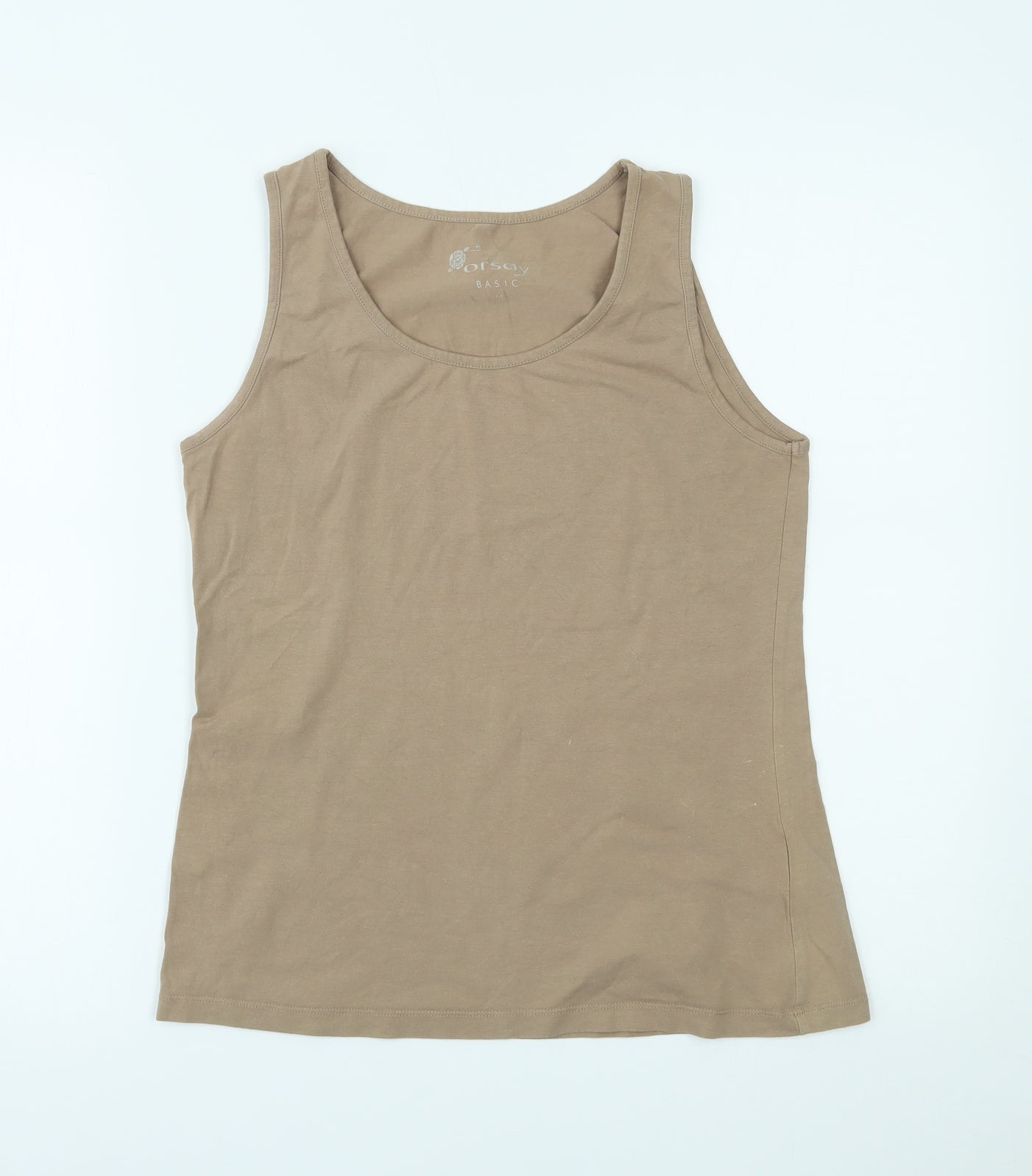 Womens UK Size M ORSAY Beige Basic Tank