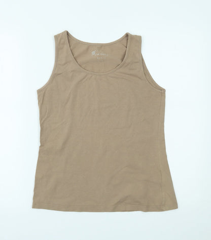 Womens UK Size M ORSAY Beige Basic Tank