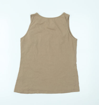 Womens UK Size M ORSAY Beige Basic Tank