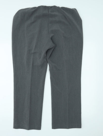 Bonmarché Womens Grey   Trousers  Size 16 L27 in