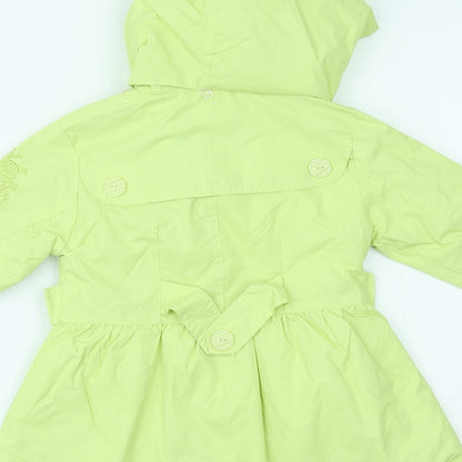 Evil Girls Green   Rain Coat Coat Size 2 Years