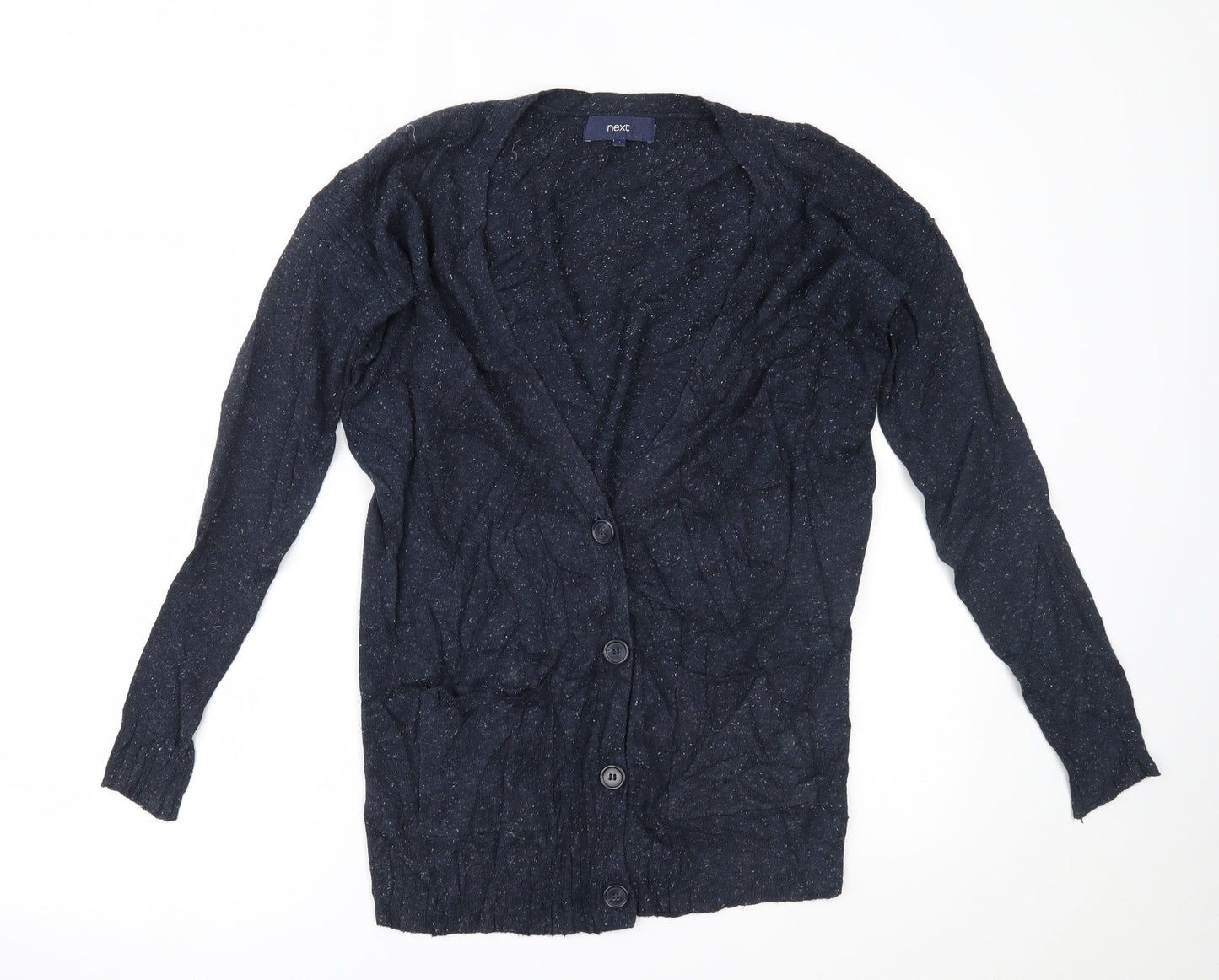 Womens UK Size 6 NEXT Blue Cardigan Jumper