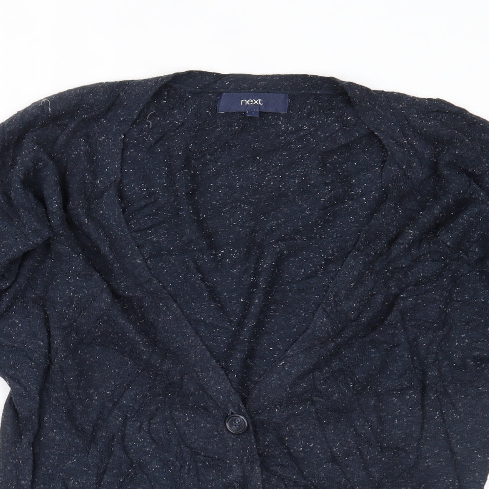 Womens UK Size 6 NEXT Blue Cardigan Jumper