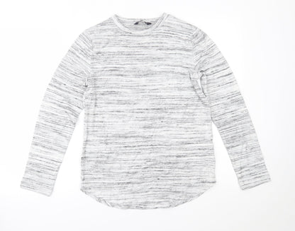 Womens UK Size 8 Marks and Spencer Grey Basic Blouse
