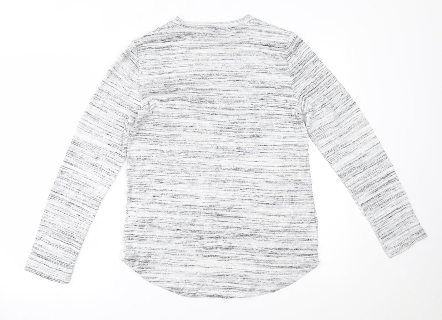 Womens UK Size 8 Marks and Spencer Grey Basic Blouse