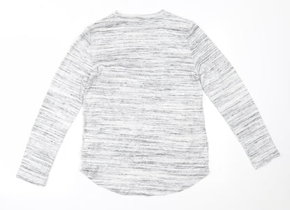 Womens UK Size 8 Marks and Spencer Grey Basic Blouse